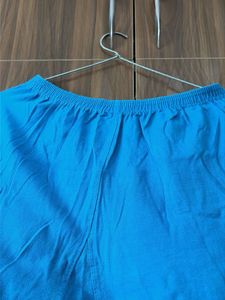 Comfortable Blue Cotton Leggings