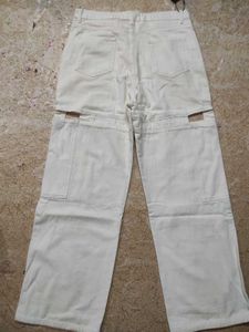 Shein Cream Cargo Pants