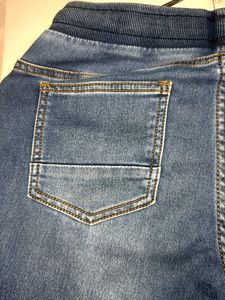 Blue Denim Joggers