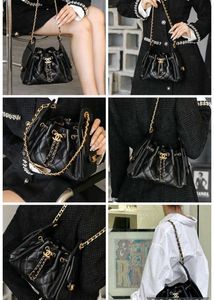 Chanel 25 Mini Handbag Black Grained Calfskin* WD
