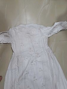 Elegant Embroidered Cotton Kurta