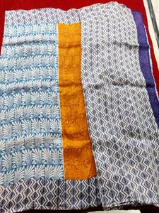 Elegant Ethnic Cotton Kota Saree 🌸
