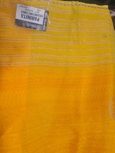 Elegant Yellow Sari