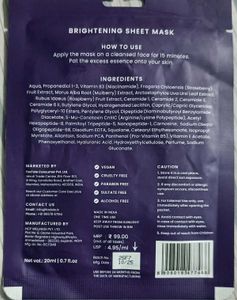 Foxtale Brightening Sheet Mask