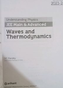 Waves And Thermodynamics Jee By DC Pandey