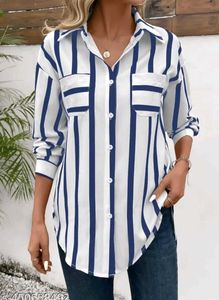 Striped Button-Up Shirt