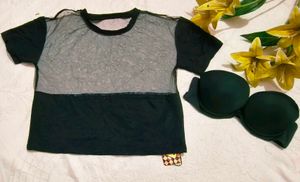 Very Beautiful And Comfortable Bra Witht Mesh Top