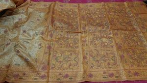 Elegant Embroidered Kantha Saree