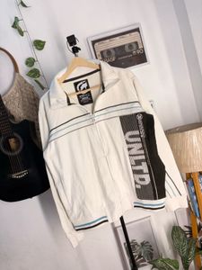 Eco untitled Men's White Zip-Up Track Jacket