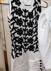Chic White Dress &amp; Jacket Set