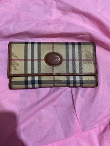 Vintage Check Wallet (Burberry Copy)