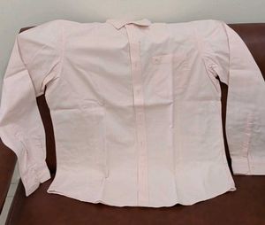 Basics Slim Fit Pastel Pink Men's Shirt