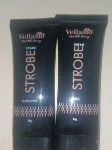 Velllasio Strobe Cream - Pink &amp; Gold Combo