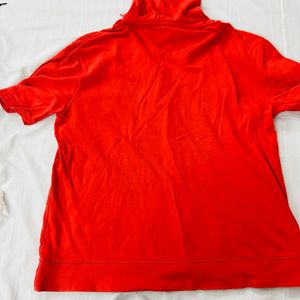 Levi's Red "See You Soon" Oversized Hoodie Tee