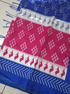 Beautiful Blue &amp; Pink Saree