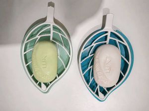 stylish leaf-shaped soap case