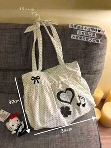 y2k Cute Polka Dot Tote Bag