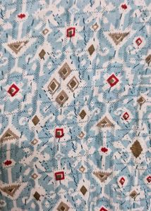 Cute Blue Printed Kurta