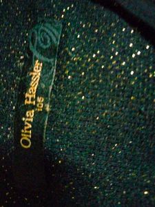 Designer Formal black And Gold Top