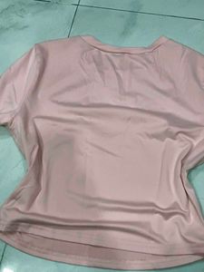 (SAVANA) A cute pink crop top