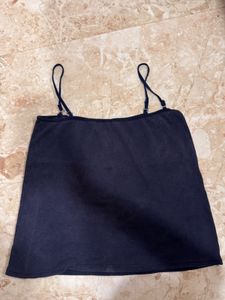 black camisole
