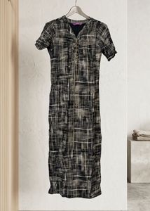 Stylish Printed Short Sleeve Kurta
