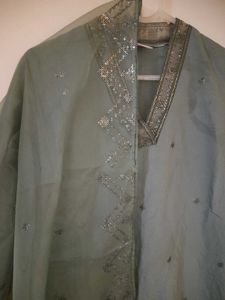 Embellished Kurta Set with Dupatta