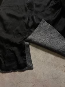 Mango suit blazer in a grey herringbone pattern wi