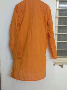 Orange Men's Kurta