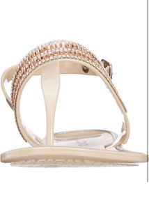 🇨🇦 ALDO Rhinestone Embellished Thong Sandals
