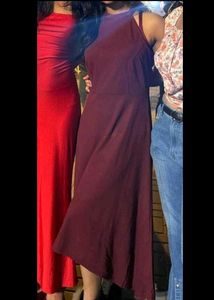 Burgundy Dress