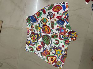 Vibrant Boho Print Shorts