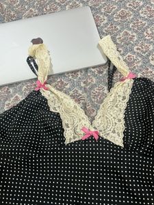 Cute Polka Dot Cami night Top