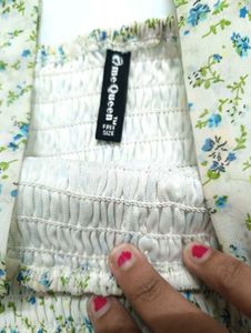 Floral Smocked Puff Sleeve Dress