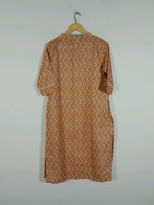 Yellow Printed Kurta For Women's
