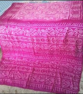 BRAND NEW Bandhani silk saree set