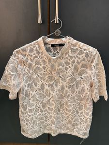 White Sheer Top