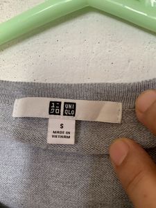Grey Button-Up Cardigan