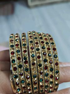 Set of Embellished Bangles