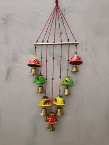 Boho Colorful Bell Wall Hanging