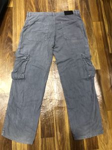 Men's Grey Cargo Pants