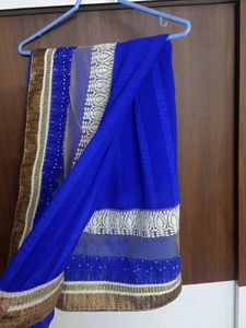 Royal Blue Saree