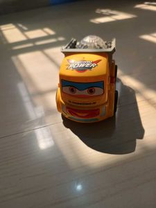 Yellow Toy Truck with Lights