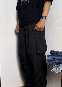 Baggy Black Loose Cargo Pants❤️‍🔥💦