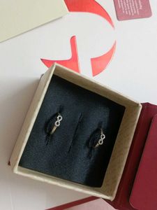 Oxidised Silver Infinity Toe Rings