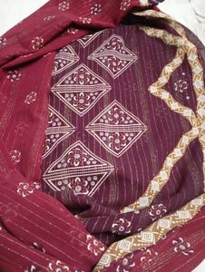 Zari Type Georgette Chiffon Saree