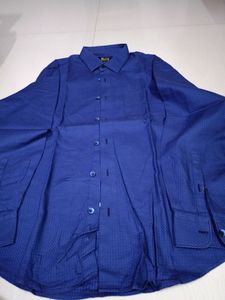 Blue Cotton Shirt