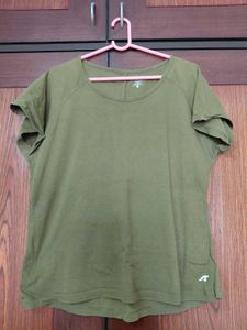 Olive Green Workout T-Shirt