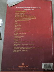 Inorganic Chemistry T.Y. B.Sc. Semester V &amp; VI