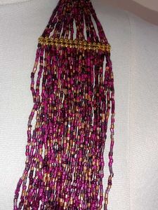 Brand New Multi-Strand Beaded Statement Necklace